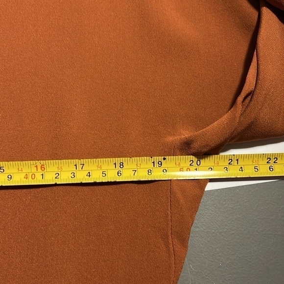 Haider Ackermann Silk Terra Cotta Draped Bottom Zip Top Dress Made in 🇫🇷 36 - Picture 11 of 13